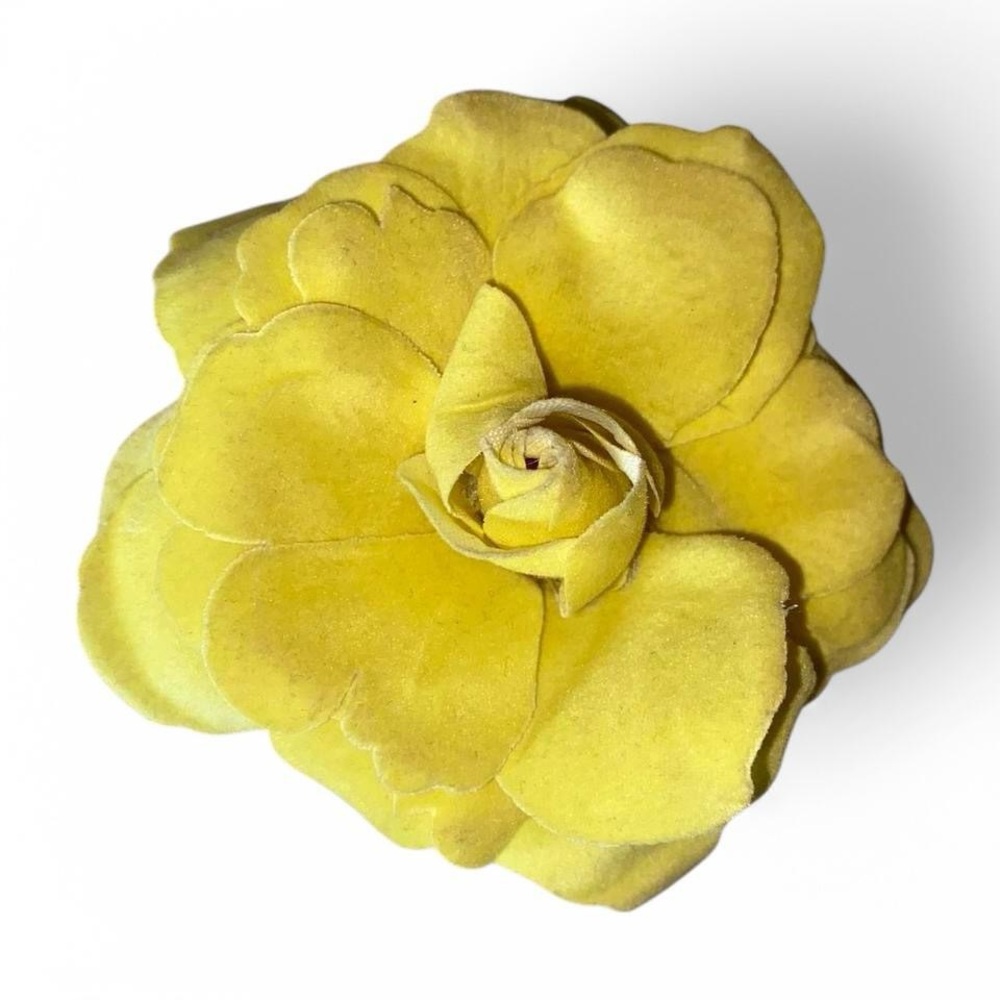 Yellow Flower Hair Clip